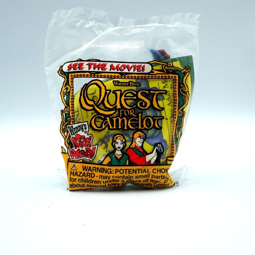 Wendys Quest for Camelot Devon & Cornwall Dragon Toy 1998 Sealed
